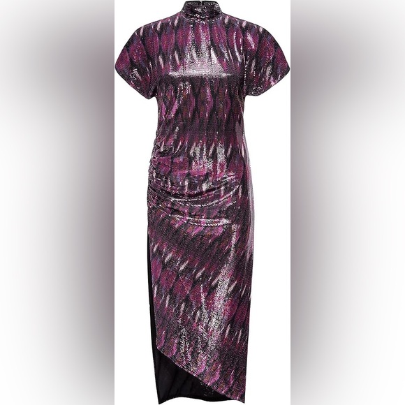 MISA Los Angeles Divia Ikat Sequin Dress, NWT - Picture 2 of 9